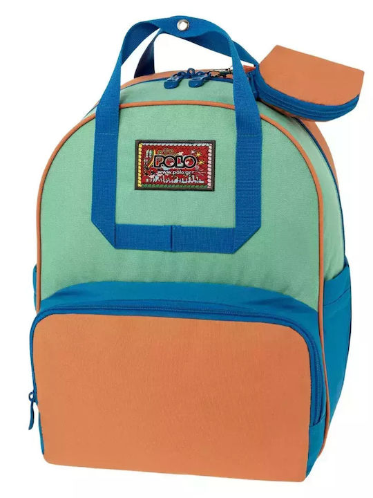 Polo Vintage Ученическа Раница Основен Клас Оранжева 20 Литра 29 x 18 x 40 см