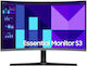 Samsung Essential Monitor S3 S39GD VA HDR Curved Monitor 32" FHD 1920x1080 with Response Time 4ms GTG