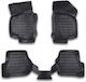 Комплект отпред и отзад Килими за кола 4 бр Тип Car Mats за Skoda Octavia Scout Volkswagen Scirocco 2008-2012 Черни