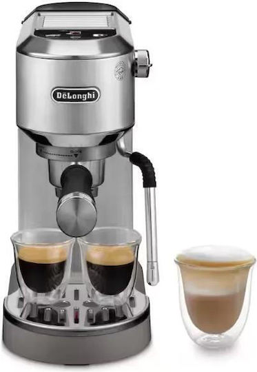 De'Longhi Dedica Duo Automatic Espresso Machine 1450W Pressure 15bar Silver