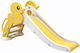 Moni Тобоган Little Duck 128x34x63см. Жълта