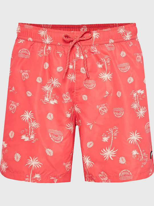 Funky Buddha Men's Swimwear Shorts Sunset Coral...