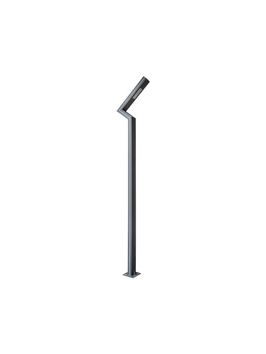 GloboStar Φωτιστικό Δαπέδου LED Εξωτερικού Χώρου 30W με Ψυχρό Λευκό Φως IP65 Γκρι