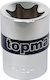Topmaster Καρυδάκι Εξάγωνο με Καρέ Υποδοχής 1/2" Διάμετρος 1/2" / 10