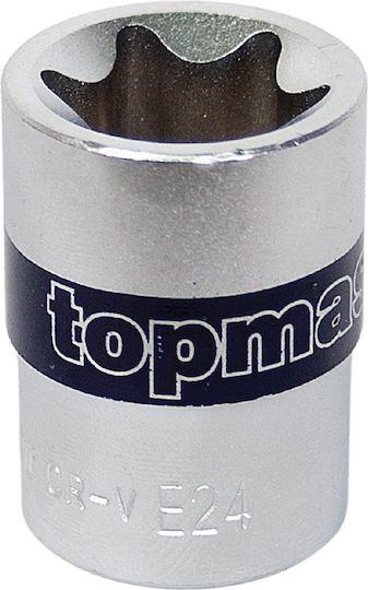 Topmaster Καρυδάκι Εξάγωνο με Καρέ Υποδοχής 1/2" Διάμετρος 1/2" / 10