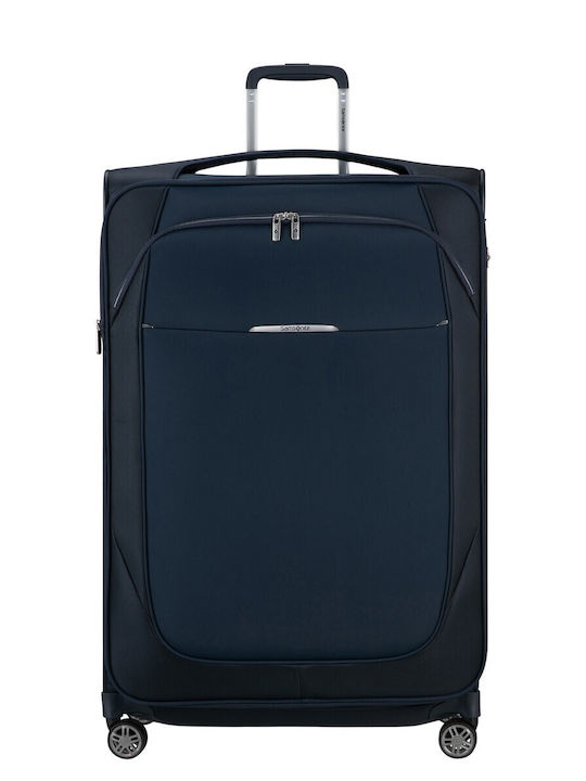 Samsonite RELITE Μεγάλη Βαλίτσα Ταξιδίου Μπλε με 4 Ρόδες