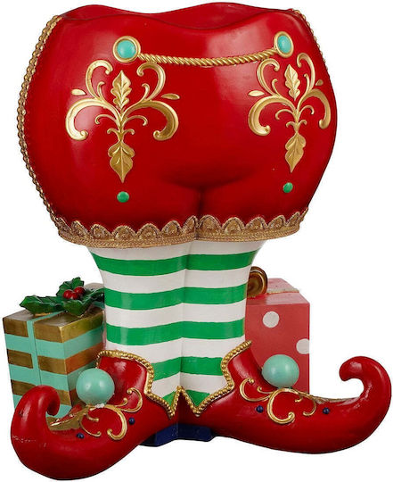 MSA Baumfuß Elf Rot L57 B41 H65,8cm Polyresin