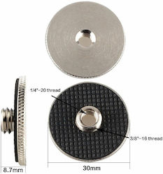 1/4 Zoll Buchse auf 3/8 Zoll Stecker Adapter Kameraschienen 1/4 Zoll Buchse auf 3/8 Zoll Stecker Adapter Kameraschienen