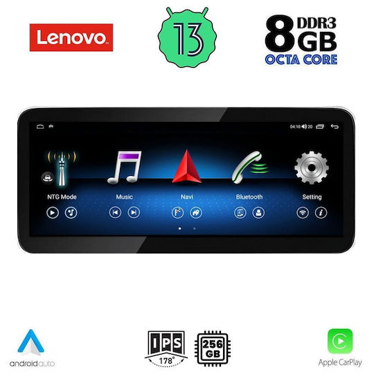 Lenovo Car Audio System for Mercedes-Benz CLC Class / GLC 2014-2021 (Bluetooth/USB/WiFi/GPS/Apple-Carplay/Android-Auto) with Touch Screen 10.33"