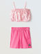 Kids' Set with Shorts Summer 2pcs Fuchsia
