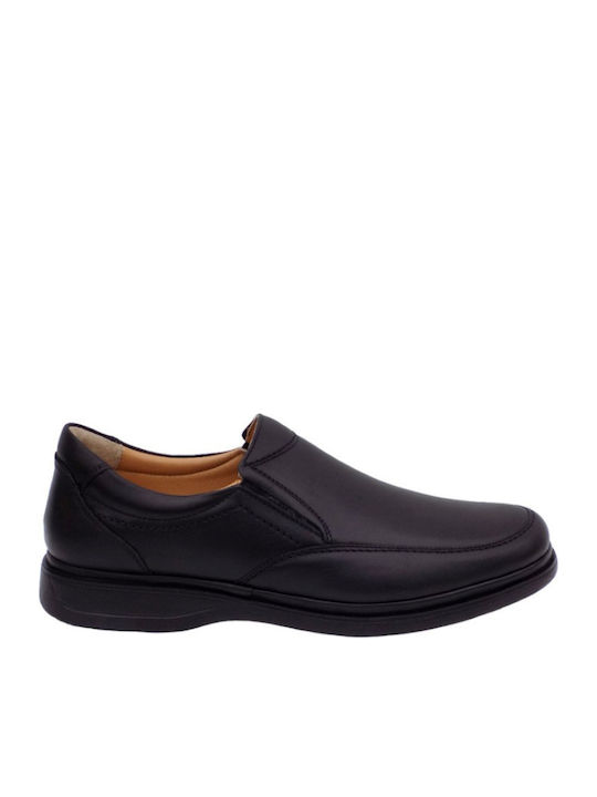 Leder Herren Mokassins in Schwarz Farbe