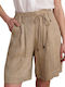 Women's Bermuda Shorts Beige