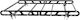 Hermes Car Roof Rack Steel Black 104cm x 110cm Straps Gs1