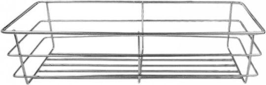 Wall Mounted Bathroom Shelf Metallic