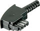 Goobay Plug male TAE-F Black (50247)