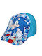 Sonic the Hedgehog Kids' Hat Jockey Fabric Turquoise