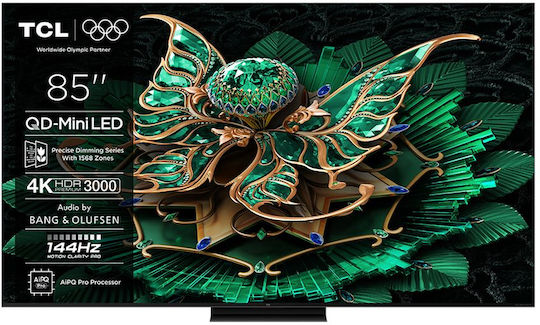 TCL Smart Τηλεόραση 85" 4K UHD Mini LED C7K HDR (2025) 85C7K
