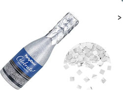 Tun De Confetti În Formă De Sticlă De Șampanie Cu Confetti Argintii