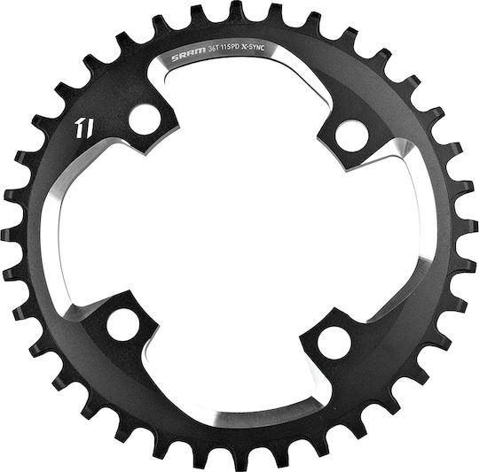 Δισκος Φυλλο Sram X01 014 X-sync 36t 94bcd 5mm 11 Ταχυτητων Μαυρο