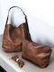 Damentasche Schultertasche Braun