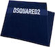 Dsquared2 Πετσέτα Θαλάσσης Βαμβακερή Μπλε