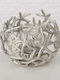 MSA Kerzenhalter Aluminium in Silber Farbe 20x20x18cm 1Stück