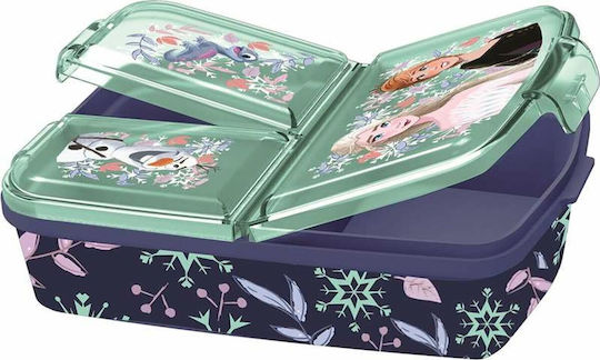 Frozen Recipient pentru copii din plastic Frozen Albastru