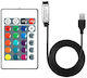#48054 5v Mini 24 Key Smart Usb Infrared Remote Control Led Light Rgb 24-key Colorful Water Controller