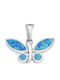 Senza Butterfly Charm Made of Silver