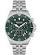 Quantum Men's Watch Chronograph Battery with Silver Metal Bracelet