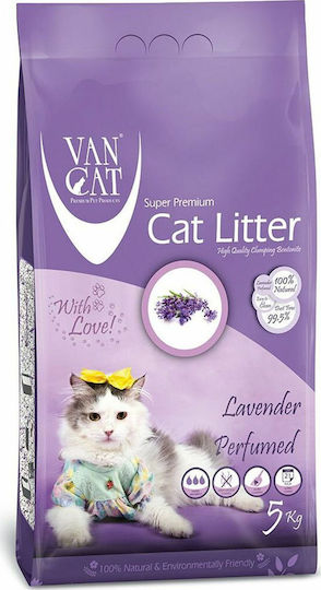 Van Cat Άμμος Γάτας Ψιλόκοκκη με Άρωμα Λεβάντα 5kg / 5.9lt