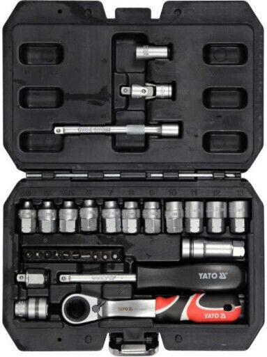 Yato Set Ratchet 1\4" 29pcs