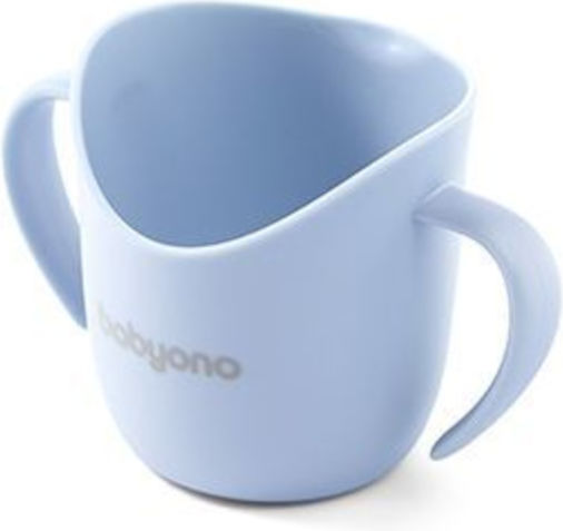 Babyono Baby Cup made of Plastic Light Blue 120ml for 12m+m+
