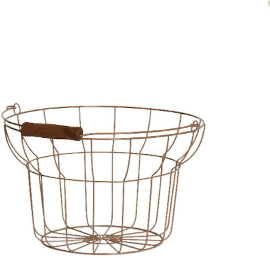 Kaemingk Декоративна кошница Металик Brown 26x26x16бр