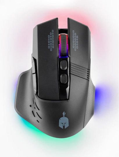 Spartan Gear Cecrops Ασύρματο RGB Gaming Ποντίκι 12800 DPI Μαύρο