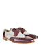 Leder Herren Oxfords Burgundisch