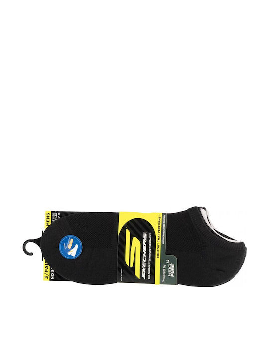 Skechers Спортни Чорапи Черни 3 чифта
