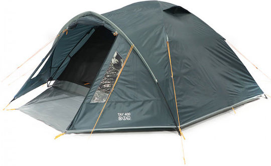 Vango Tay 400 Camping Tent Igloo Blue With Double Cloth 3 Seasons For 4 People 300x250x140cm