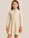 Kinderkleid Langärmelig Gelb