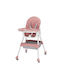 U-Grow Foldable Baby Highchair 2 in 1 Pink