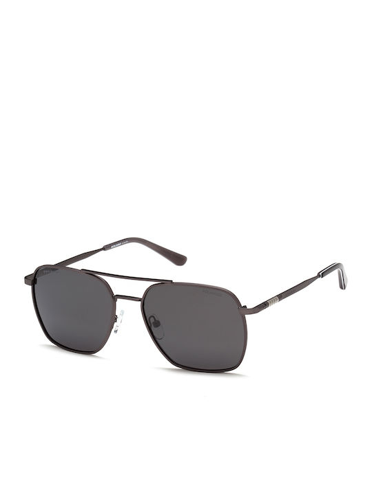 Solano Men's Sunglasses with Black Frame and Black Lens SS10504C