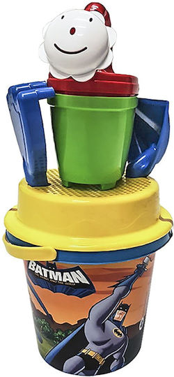 Κουβαδάκι Ποτιστήρι Batman Σετ=5τεμ Φ17cm Warner Bros Wb-w-1816-b