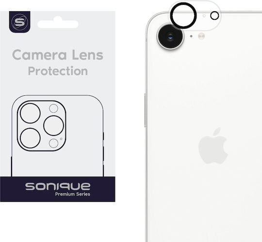Sonique Camera Protection Tempered Glass Black for the Apple iPhone 16e