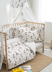 Vesta Home Crib Bumpers Classic Inside White 40x195cm 000012022