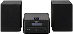Reflexion Soundsystem 2 HIF79DAB 40W mit CD Player und Bluetooth Schwarz