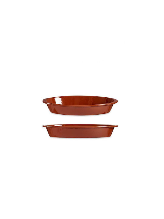 Atmosphera Ceramic Oval Heat-Resistant Cookware 45x27x6.5cm