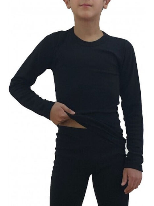 Altun Koza Kinder Thermohemd Black