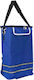 Stoff Einkaufswagen Blau 47x39x101cm