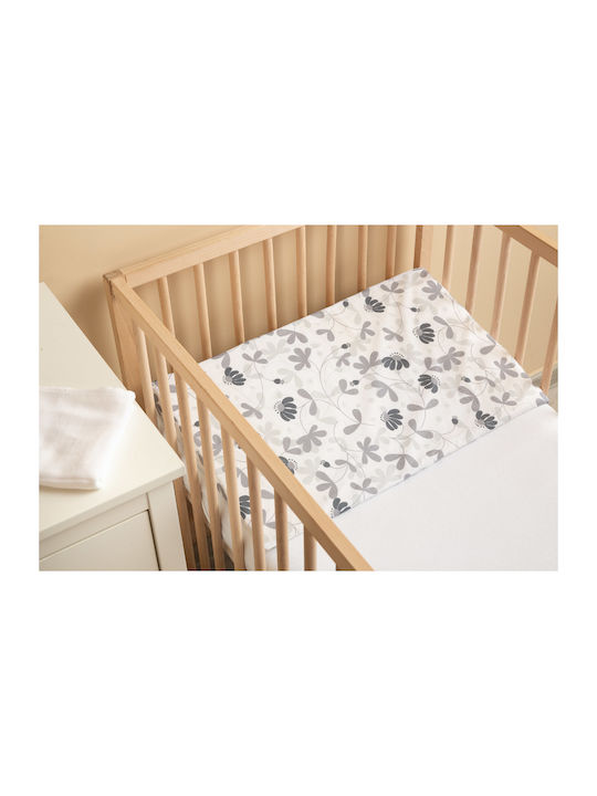 Sensillo Baby Cotton Pillowcase Gray 60x38cm