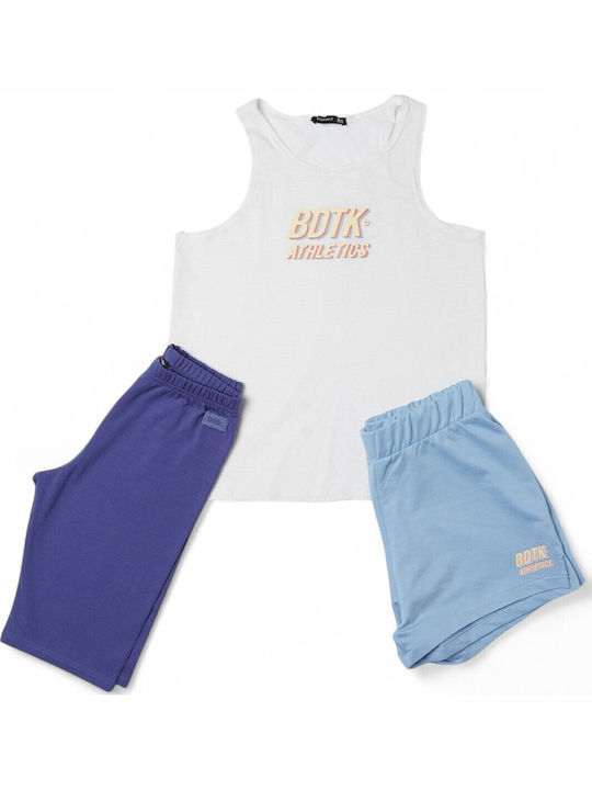 BodyTalk Kids' Set with Shorts Summer 3pcs White